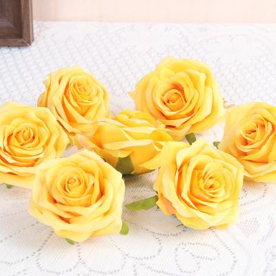 China Real touch nature wholesale Shenzhen JingRui artificial silk flower rose heads to wedding decoration for sale