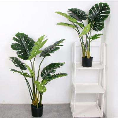 China Real touch nature monstera tree green plant artificial artificial monstera for sale