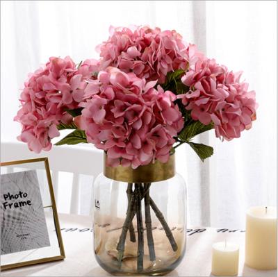 China Real Touch Real Touch Nature Single Stem Real Touch Fakes Latex Hydrangea In Different Colors for sale