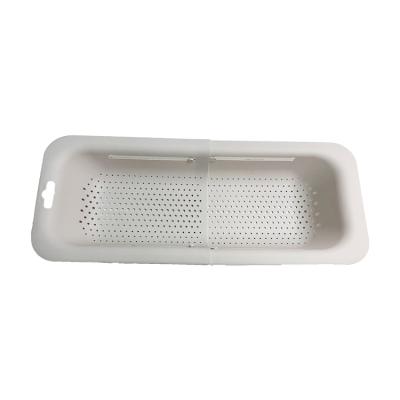 China Fruit and Vegetable Washing Viable Plastic Double Drain Basket for sale