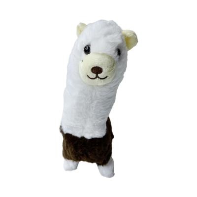 China New Design Rainbow Alpaca Plush Toy Music Pressurized Electric Dancing Toy for sale