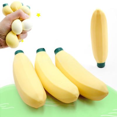 China SALES 2021 NEW Factory Hot Selling Banana Squeeze Toys Squeeze Fruit Squeeze Toys for sale