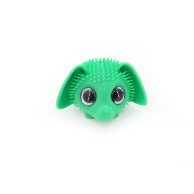 China 2021 Tpr Factory Big Squirrel Toy Toy Eyes Bubbler Sensory Ball With Face And Relaxing Toys For Anxiety Relief for sale