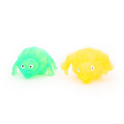 China Hot Selling Toy Kids Decompression Animal Toys Sensory Toy Kids Color TPR gel fidget bead dinosaur soft stress ball for sale