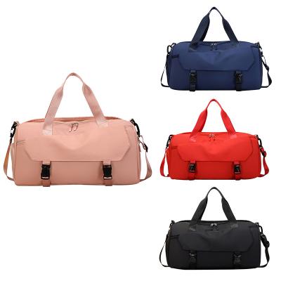 China New Design Women Multifunction Weekend Bag Divider Wet And Dry Duffel Bag With Shoe Compartment for sale