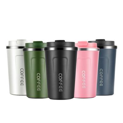 China Sustainable Amazon 380ml , 510ml Portable Travel Stainless Steel Mug Insulated Coffee Tumblers for sale