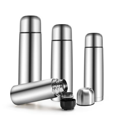 China Custom Business Multicapacity Bullet Stainless Steel Vacuum Flask Sports Thermos Bottle for sale