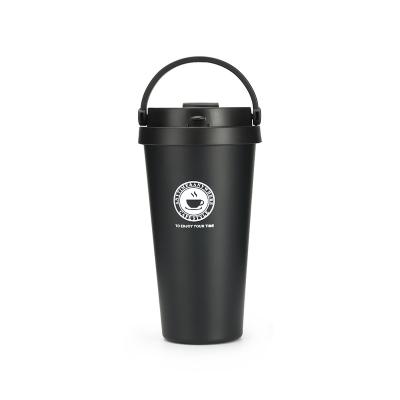 China Durable Thermal 16OZ Handle Coffee Mug Stainless Steel Mug Office Portable Coffee Mug for sale