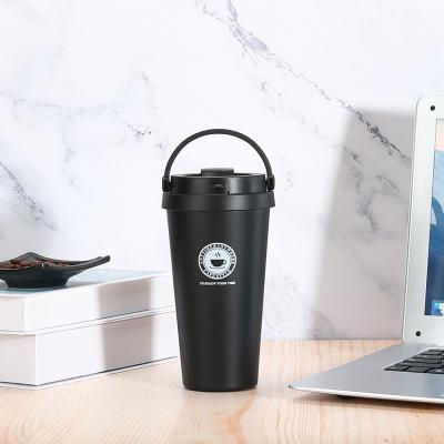 China Sustainable 16OZ Customized Stainless Steel Mug Vacuum Insulated Stainless Steel Coffee Mug With Handle for sale