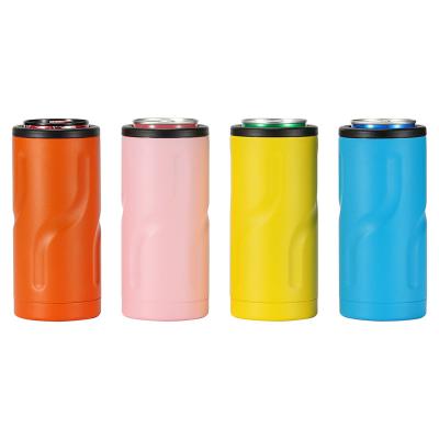 China wine coolers & Eco Friendly Refrigerators Double 12oz Wall Vacuum Stainless Steel Beer Can Cooler Champagne Wine Cooler for sale