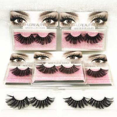 China Durable 20 mm silk eye lash wholesale 3d package 5d silk strips lashes quality faux mink eyelash for sale