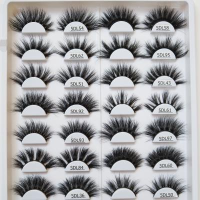 China Mink 100% whispy siberian mink eyelashes 25mm goods 18mm 20mm 22mm real lashes3d wholesale for sale