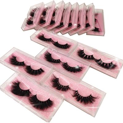 China The 100% real 3d mink eyelashes 5d mink eyelashes long lasting volume false 3d mink eyelashes 15mm 18mm 20mm for sale