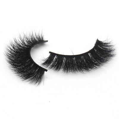 China 100% Volume Handmade Fluffy 3d Mink Durable Wholesale Private Label False Eyelashes for sale