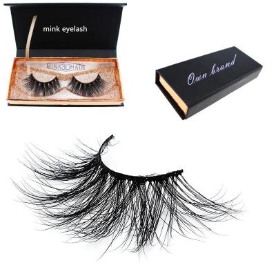 China High Quality Durable OEM 100% 3D Mink Fur 5D Mink Eyelashes Virgin Lashes 3d mink eyelash wholesale custom seller for sale