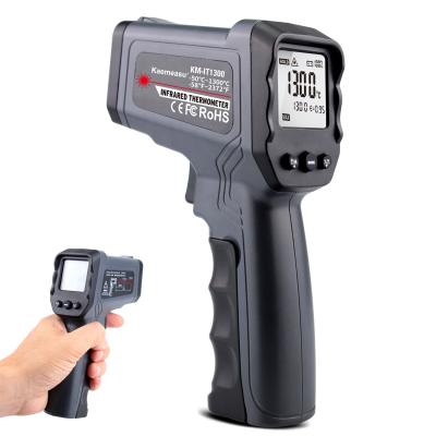 China -50~1300c Dual Laser Temperature High Temperature Gun High Temperature Alarm Digital Thermometer For Industry KM-IT1300 for sale