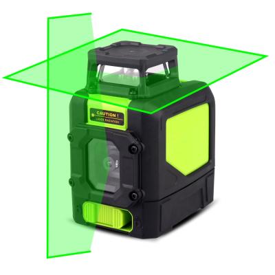 China 5 Lines Self-Leveling Cross Line Level Laser Tool Five Laser Level 360 Green Beam Magnetic Swivel Base Included 8.5*8.2*6.5cm for sale