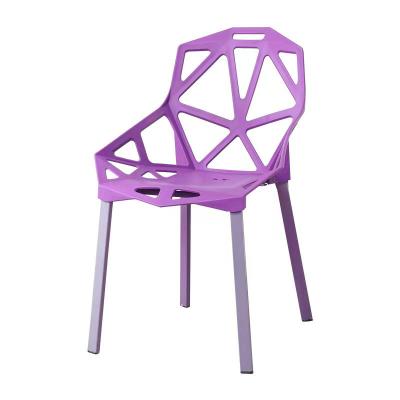 China personality modern chinese modern creative hotel style plastic chairs for sale