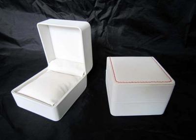 China Personalized Plastic Watch Boxes Handmade , High End Watch Box White Color for sale