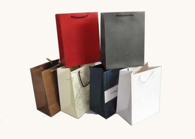 China Custom Printed Paper Shopping Bags Personalised With Matt Finish , Eco Friendly for sale