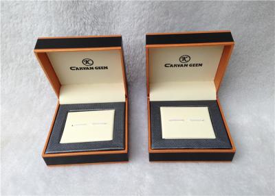 China Cardboard Cufflink Gift Boxes , Cufflink Display Case Personalised for sale