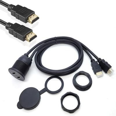 China Video Game Player HD MI Male To Female Audio Video Fast Transfer Cable 2 In 1 Waterproof HD MI Extension Cable For TV Computer Projector for sale