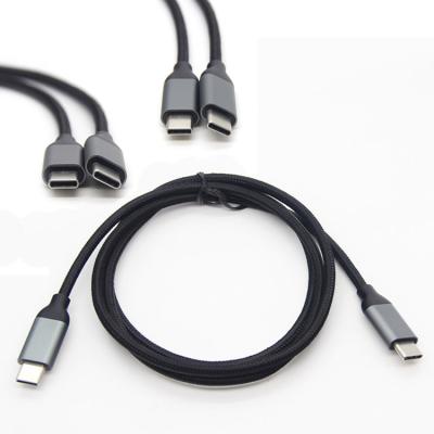 China MP3/MP4 Player USB C 3.1 Male Male Type C To Type C Charging Cable For Android Mobile Phone Laptop Computer for sale