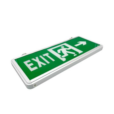 China Exit Light Factory Price CE ROHS Approved 3w Emergency Exit Light Exit Sign Light for sale