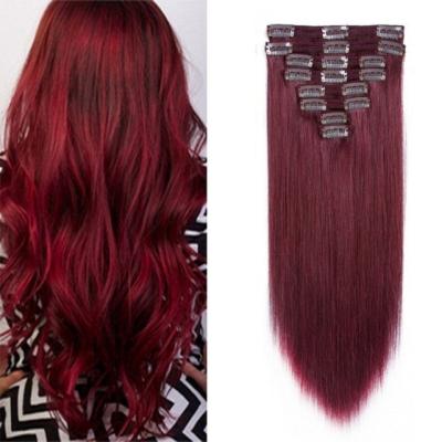 China Vietnam Remy Hair Extension Silky Straight Wave Natural PU Hair Clip In Hair Extensions for sale