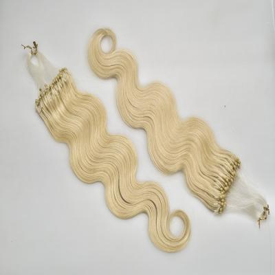 China Wholesale Body Wave Cuticle Aligned Raw Virgin Hair Brazilian Micro Link Hair Extensions for sale