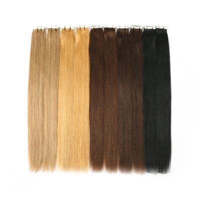 China 2020 Silky Straight Wave Products Wholesale Virgin Sellers Hot Selling Straight Tape In Hair Extensions All Color And Length for sale