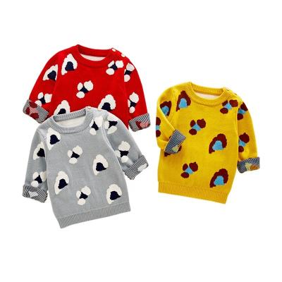 China Wholesale Round Neck Long Sleeve Children Sweater Knitwear Sweater Anti Shrink For 2022 for sale