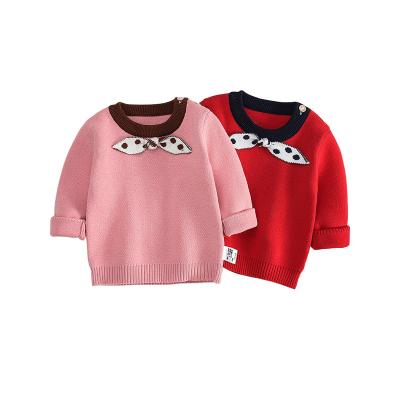 China Wholesale Anti-Shrink Autumn Winter Round Neck Spring Top Quality Long Sleeve Kids Knit Sweater Tops For Kids for sale