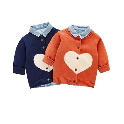 China Factory supply wholesale OEM ODM cotton kids sweater anti-shrink cardigan for boys and girls for sale