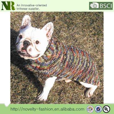 China 2014 viable NEW multicolor wool knit dog coat pet sweater promotion sale for sale