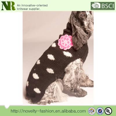 China Hot Sustainable Hot Sale Knit Dog Coat, Used Wool Dog Sweaters, Wool Knit Dog Coat for sale