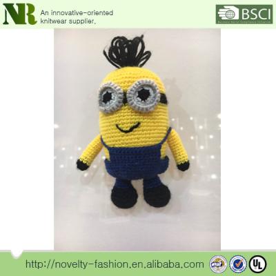 China 2017 Cute New Design Crocheted Doll Crochet Stuffed Doll Patterns Toys Knitting Doll for sale