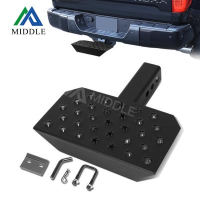 China Matte Black Finish New Arrival Factory Selling American Popular Truck 2 Receiver 12 W X 6.5L Trailer Tow Hitch Step Board For Ford F150 Chevy GMs for sale