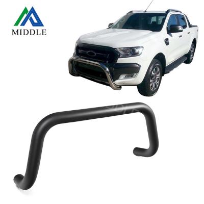 China Polished Finish New Factory Supply American Truck Front Grille Bumper Guard Bull Bar With Led Lights For F150 Dodge Ram 2015-2020 for sale