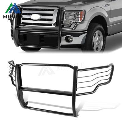 China 2021 New American Truck Front Grille Brush Grille Guard Stainless Steel For 2009-2014 Ford F150 for sale