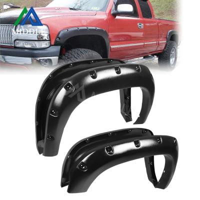 China American Style Design Carbest Popular Newcomer Truck Fleetside Bed Fender Flares Pocket-Riveted For 2007-2013 GMC Sierra 1500 69.3