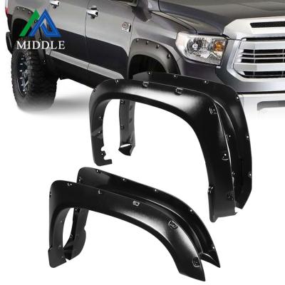 China Matte Black Finish New Arrival Factory Selling American Popular Truck Shock Absorber Flares For Toyota Tundra 2014-2017 for sale