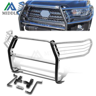 China Polished Finish Stainless Steel Front Brush Grille Guard For Hot Sale 2021 Toyota 2016-2019 Tacoma American Truck for sale