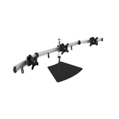 China Three Mount Computer Brackets / Free Standing Monitor Arms For Office for sale