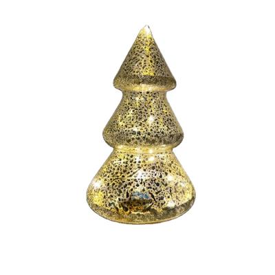 China Europe Factory Outlet Led Decorative Glass Toppers Christmas Tree Ball for sale