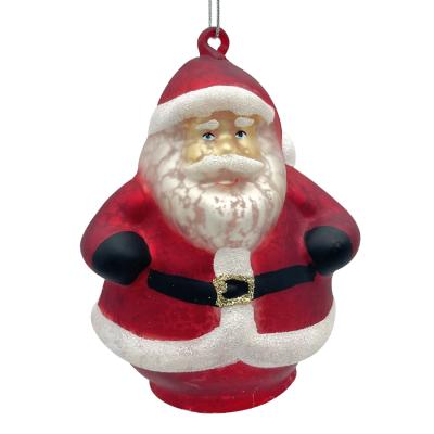 China Christmas Gifts and Ornaments Santa Claus Ornament Holiday Party Glass Table Holiday LED Decorations for sale