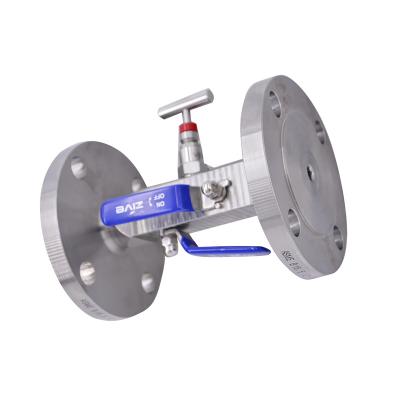 China Best Selling Eco - Friendly High Standard 316 Multifunction Gas Sampling DBB Flanged Ball Valve for sale