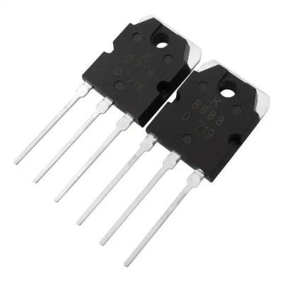 China original standard audio power transistor KTB688 KTD718 2SB688 2SD718 To-3p NPN 80W 120V 10A power amplifier IC B688 D718 D 718 for sale