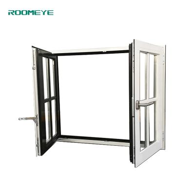 China ROOMEYE Aluminum Swing Tilt And Turn Windows With Insert Shutter for sale