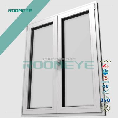 China New Design Energy Saving Grill Design ROOMEYE Wooden Window , Aluminum Window Frame Price for sale